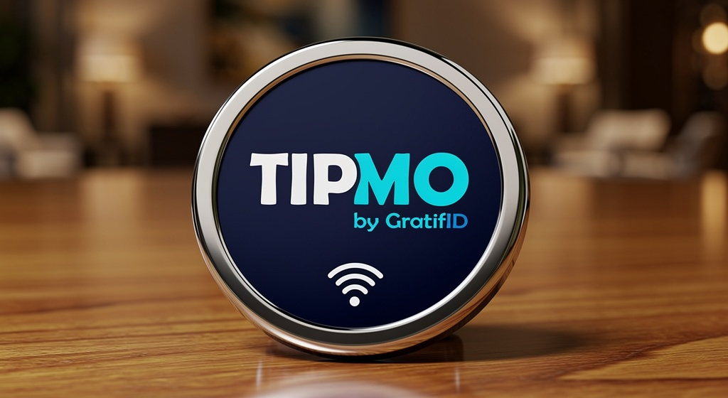Tipmo by GratifID Lapel Button